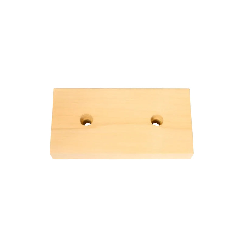 Wooden cover plate