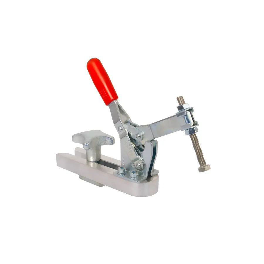 Quick-release clamp with flat stop