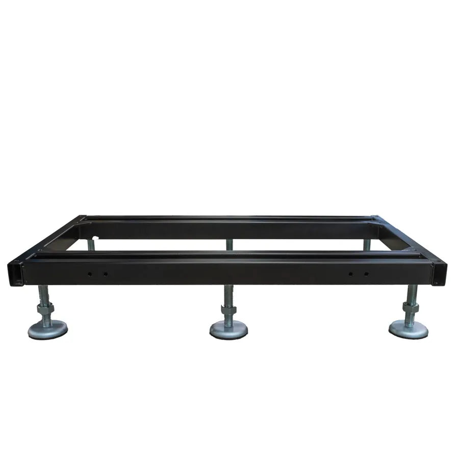 Undercarriage frame for scissor lift table
