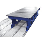 Ansicht von drei verschiebbaren Tischbrücken auf der Fahrbahn