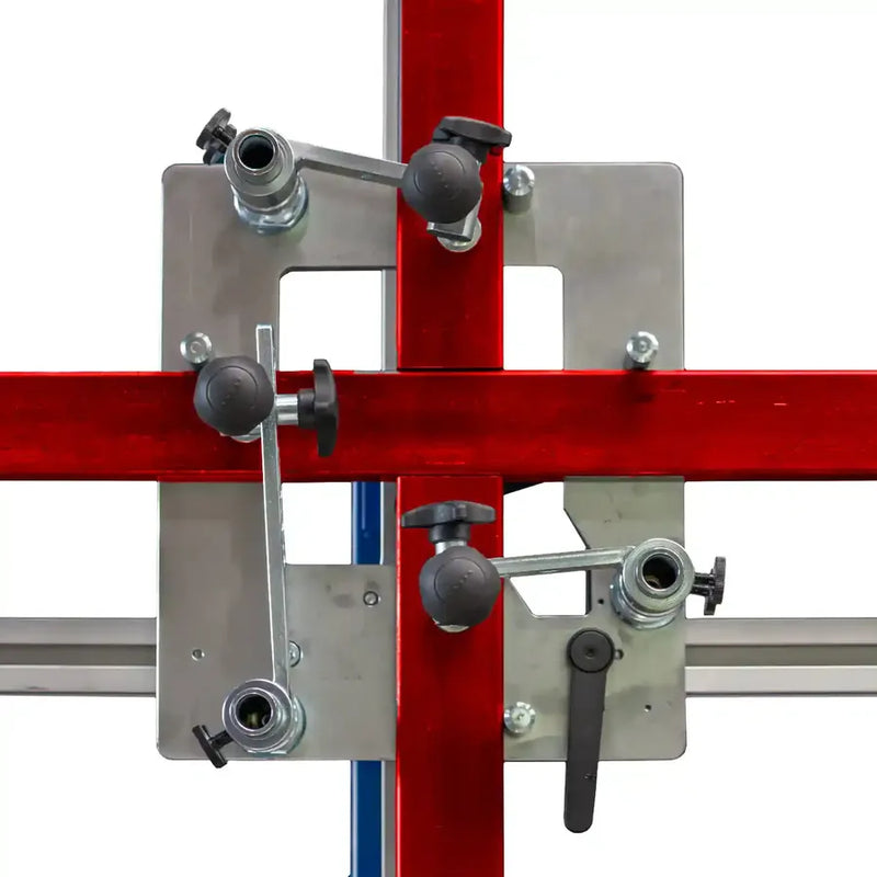 Aluminum clamping corner for T-joints