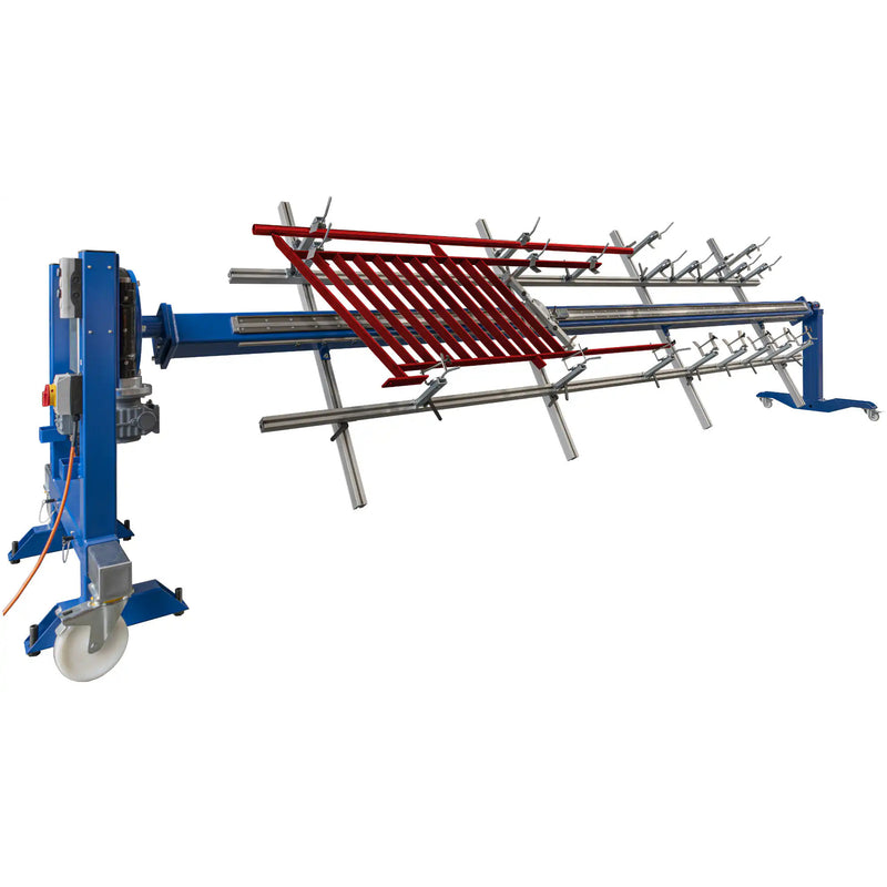 Manual railing welding device 