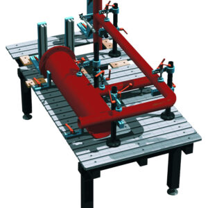 Spannbeispiel Rohrbau auf FÖRSTER Schweisstisch