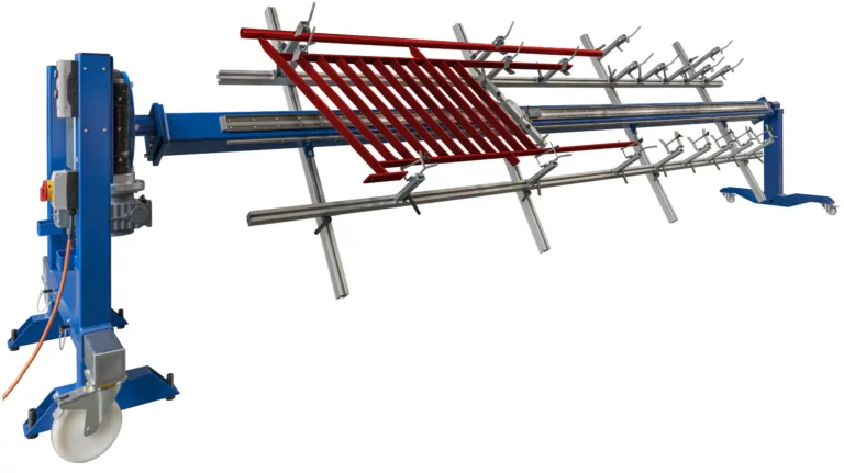 Eine Geländerlehre Geländerschweissvorrichtung von FÖRSTER welding systems