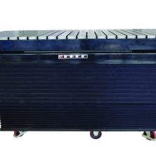 Hub-Dreh-Schweisstisch-fahrbar-mit-Faltenbalk-2-von-FOERSTER-welding-systems