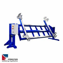 Eine Vorrichtung zum zusammenschweißen von Rahmen mit elektrischer Wendefunktion